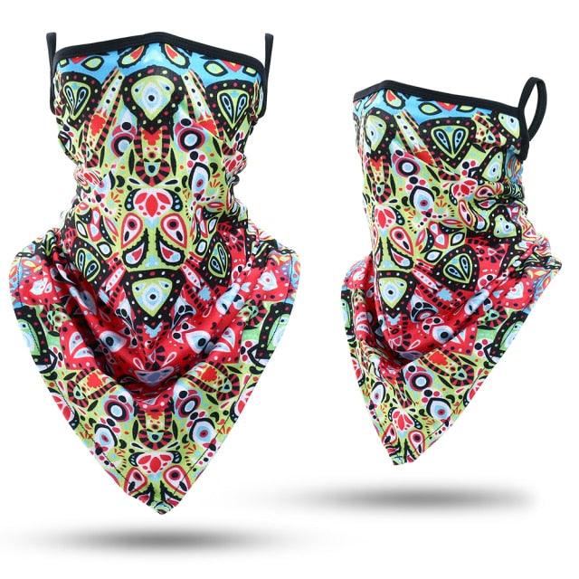 Summer Printed Triangle Bandana Running Bicycle Half Face Masks Hunting Ski Hiking Fishing Cycling Snowboard Men Headband MTB Fishing Mask Night Reflection Bike Paintball Mask Outdoor Hunting Shamash Scarf Men Women - UrbanCycling.com