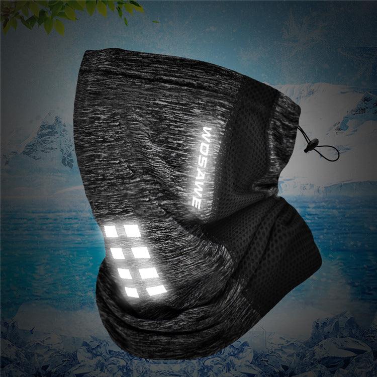 Summer Reflective Cycling Bandana Scarf Ice Silk Anti - UV Breathable Neck Buff Mountain Bike Bicycle Riding Scarf Bandana Motorcycle Bike Riding Protection Headscarf Camping Hiking Protective Face Camo Scarf Shemagh - UrbanCycling.com