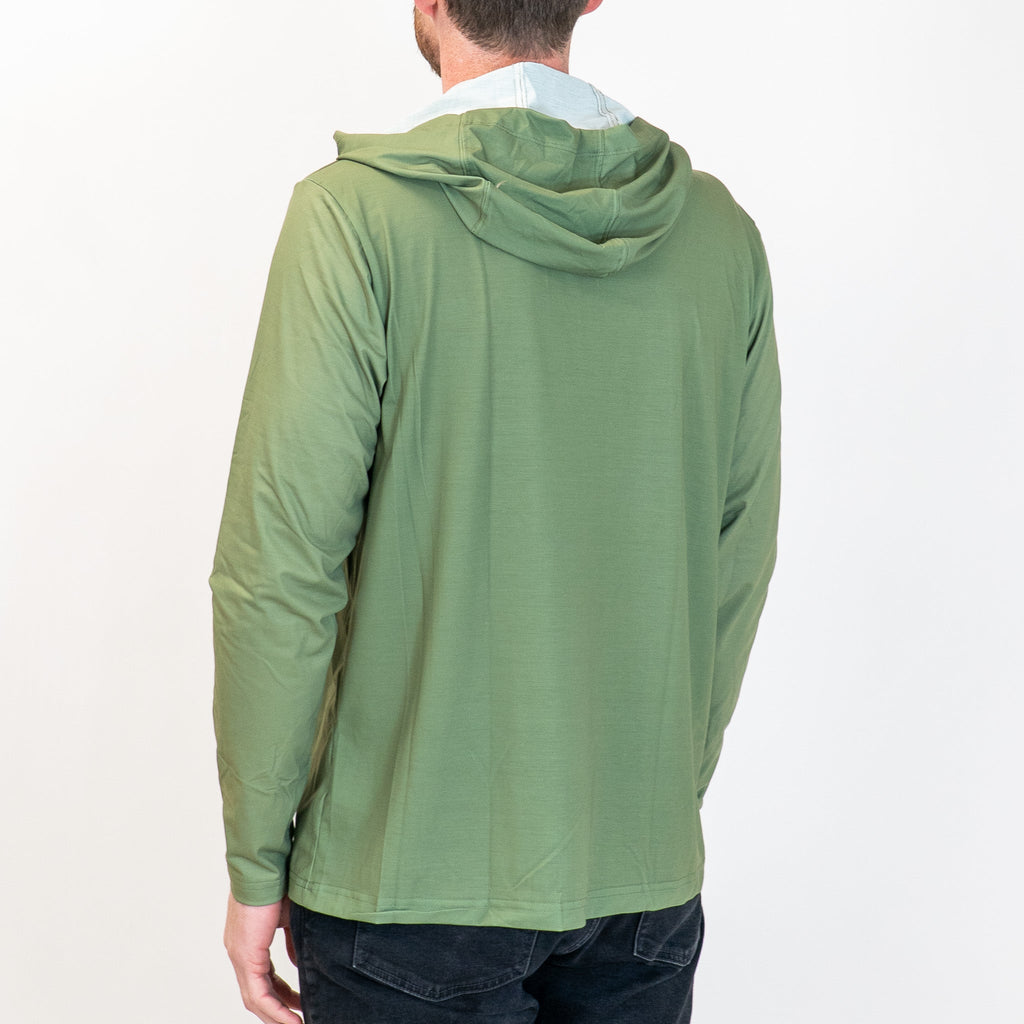 Sun Hoodie - Moss Green - UrbanCycling.com