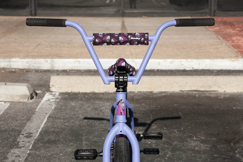 Sunday 2023 Street Sweeper Jake Seeley Signature 20.75″ Complete BMX Bike - Matte Blue Lavender (LHD) - UrbanCycling.com