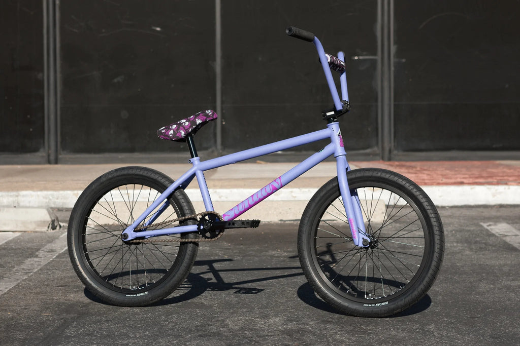 Sunday 2023 Street Sweeper Jake Seeley Signature 20.75″ Complete BMX Bike - Matte Blue Lavender (LHD) - UrbanCycling.com