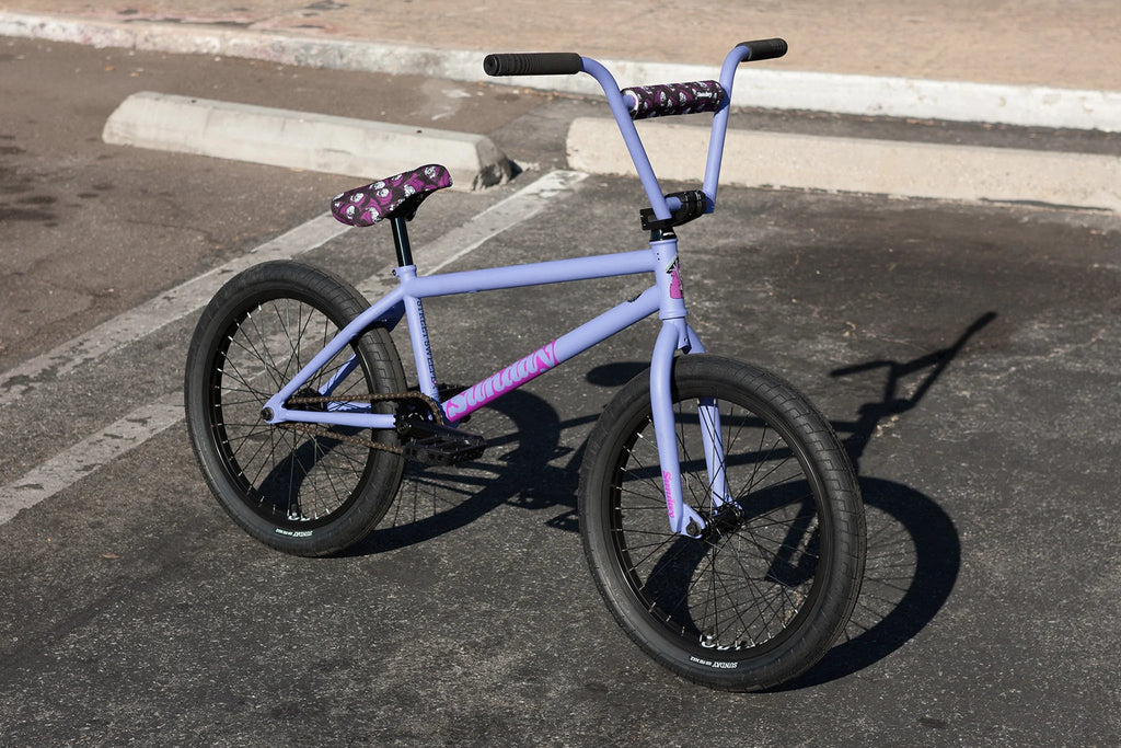 Sunday 2023 Street Sweeper Jake Seeley Signature 20.75″ Complete BMX Bike - Matte Blue Lavender (LHD) - UrbanCycling.com