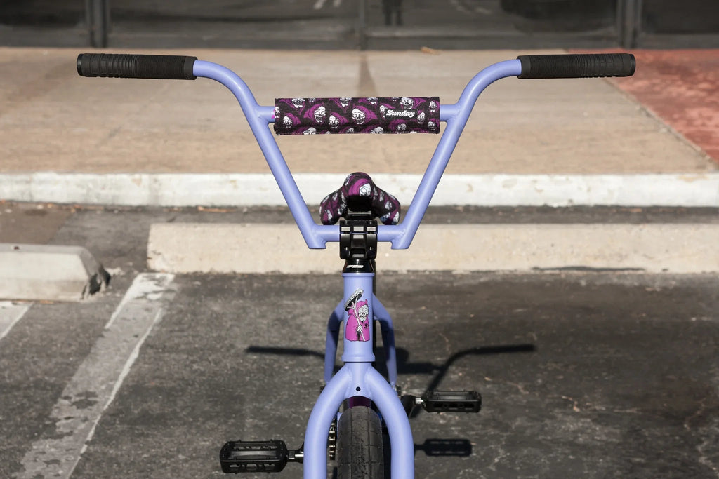 Sunday 2023 Street Sweeper Jake Seeley Signature 20.75" Complete BMX Bike - Matte Blue Lavender (RHD) - UrbanCycling.com