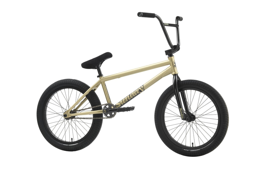 Sunday 2025 Forecaster (FC) Broc Raiford Signature 21″ Complete BMX Bike - Matte Metallic Gold (LHD) - UrbanCycling.com