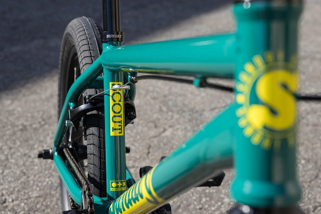 Sunday 2025 Scout 20.75″ Complete BMX Bike - Gloss Pine Green - UrbanCycling.com
