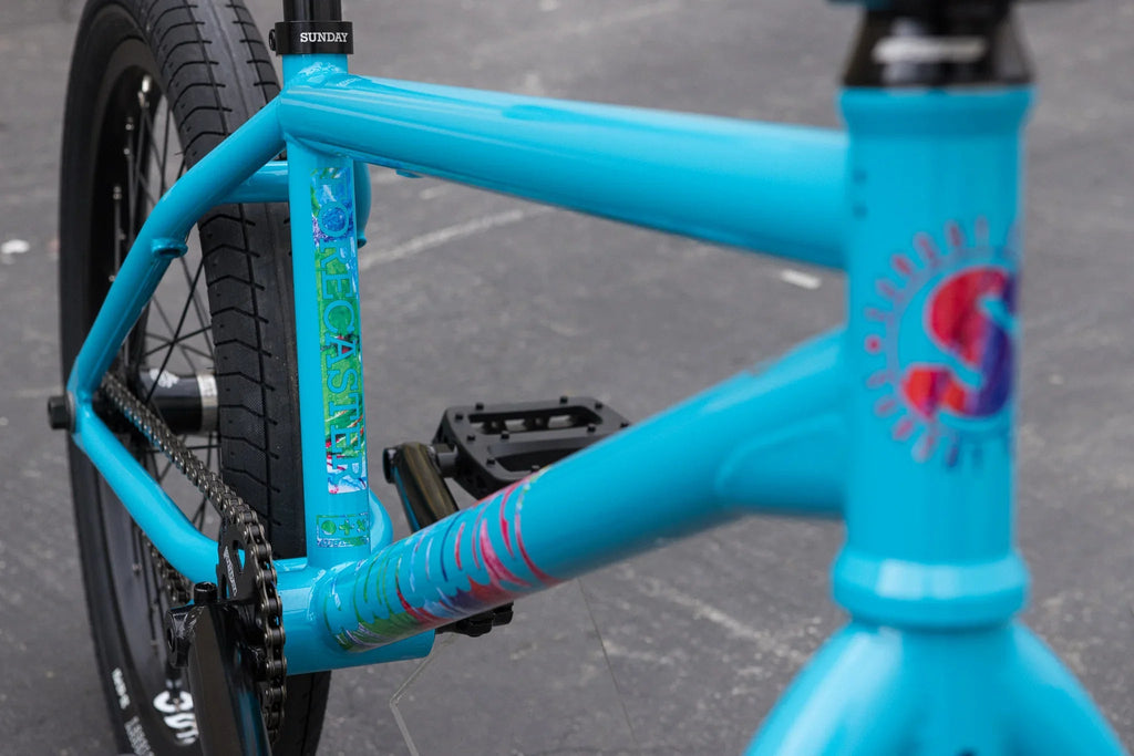 Sunday Forecaster (FC) Aaron Ross 20.5" Complete BMX Bike - Gloss Ocean Blue - UrbanCycling.com