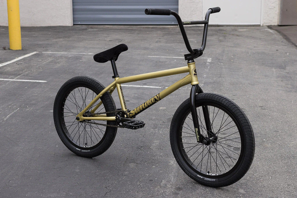 Sunday Forecaster (FC) Broc Raiford Signature 21″ Complete BMX Bike - Matte Metallic Gold (RHD) - UrbanCycling.com