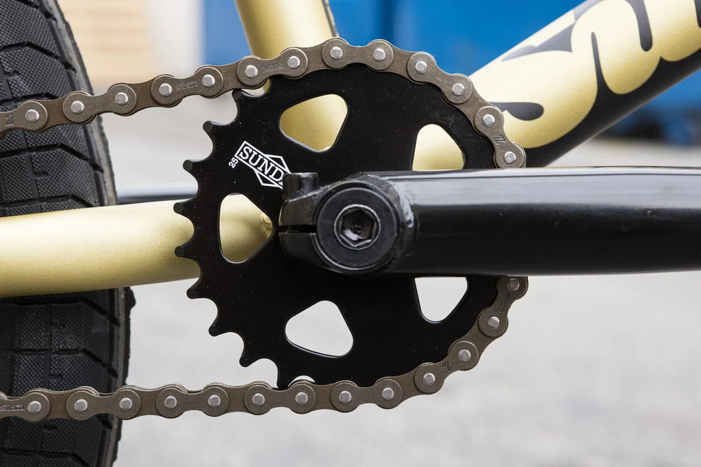 Sunday Forecaster (FC) Broc Raiford Signature 21″ Complete BMX Bike - Matte Metallic Gold (RHD) - UrbanCycling.com