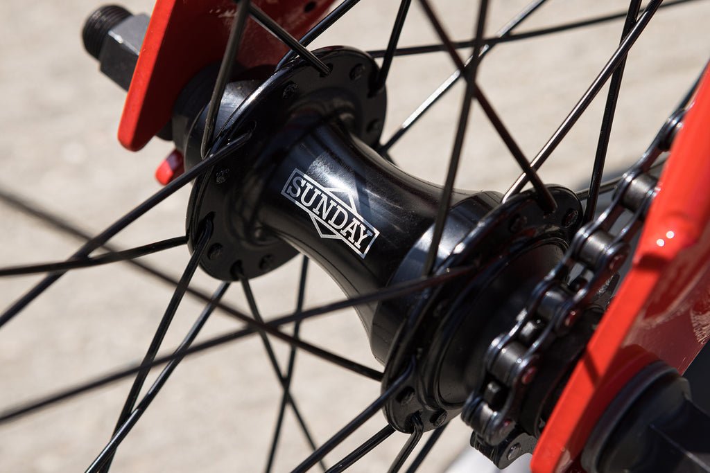 Sunday Primer 18″ Complete BMX Bike - Gloss Fire Engine Red - UrbanCycling.com