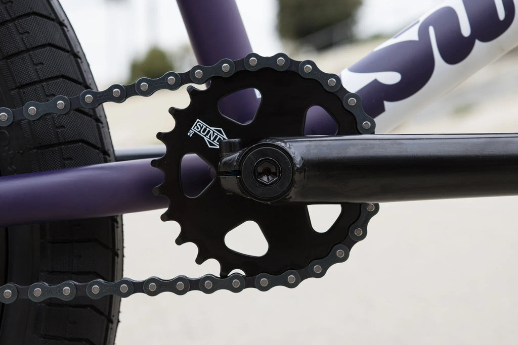 Sunday Primer 21″ Complete BMX Bike - Matte Midnight Purple - UrbanCycling.com
