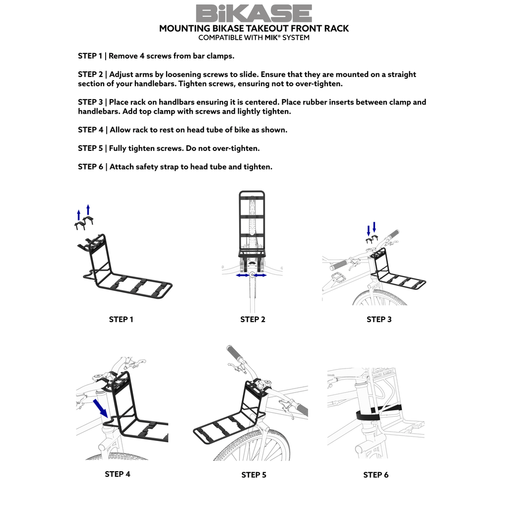 Takeout Front Rack - MIK Compatible - UrbanCycling.com