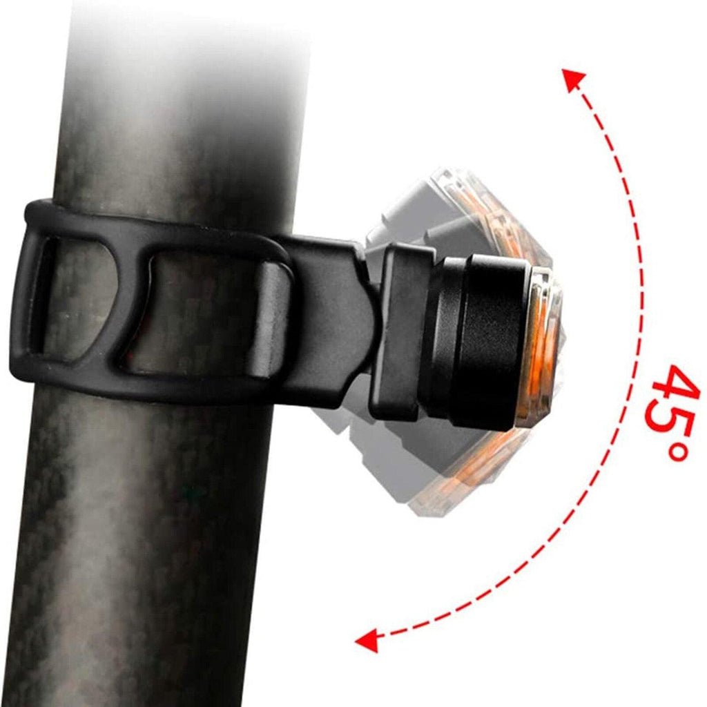 tBicycle Turn Signal Taillight USB Rechargeable Bicycle Tail Rear Light Turn Signal Braking Warning Wireless LED Ultra Bright LED Safety Warning Bike Brake Rear Lights Wireless Remote Control Modes Waterproof Suitable For Mountain Bike Road Bicycle - UrbanCycling.com