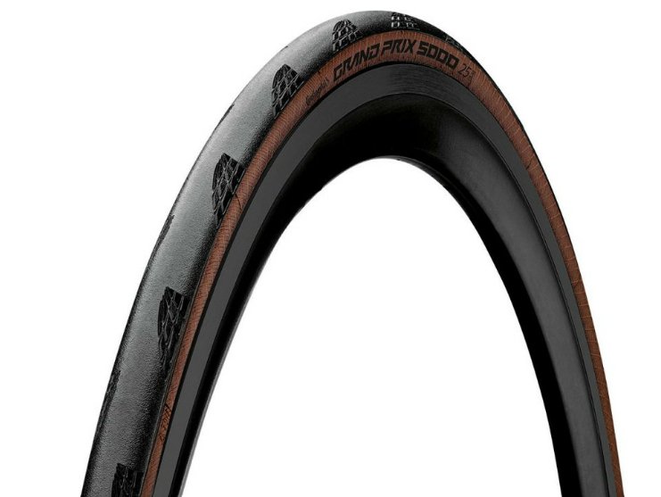 Tires Continental Grand Prix 5000 - 700x25C brown - UrbanCycling.com