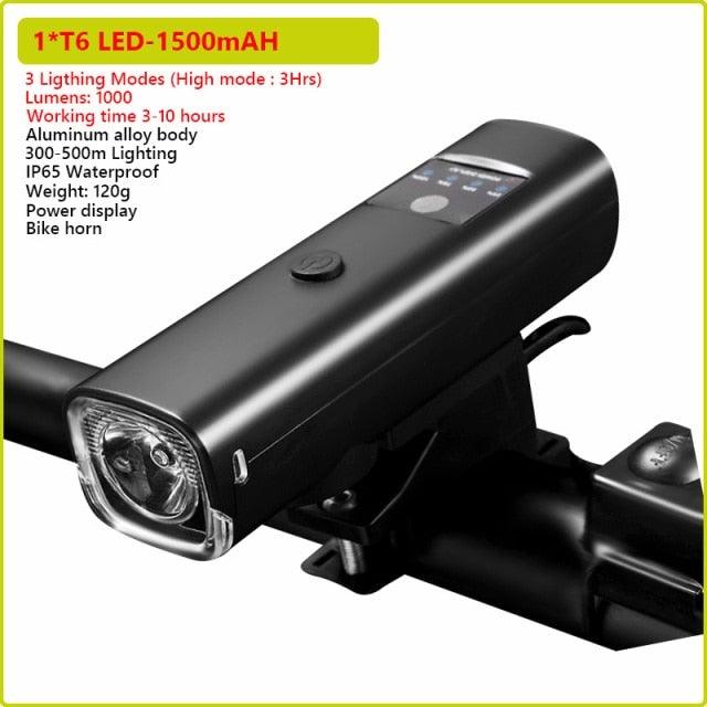 Ultra Bright Bicycle Light USB Rechargeable LED Bike Headlight Waterproof Bike Flashlight USB Rechargeable Bike Lights Front And Back 8 LED Bicycle Lights Front 5 Light Modes 15 - 30 Hours Working Time - UrbanCycling.com