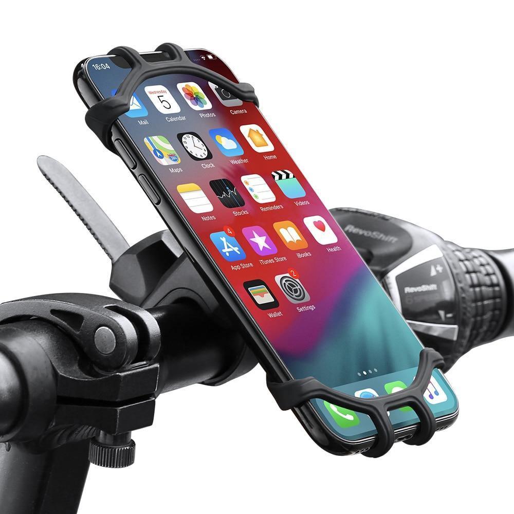 Unbreakable Bike Black Mount Phone Bicycle Mobile Cellphone Holder Motorcycle Support - UrbanCycling.com
