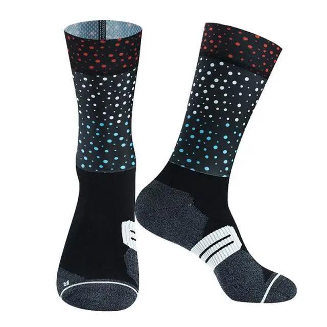 Unisex Anti Slip Socks Professional Bike Street Sports Socks Cycling Socks For Men And Women Breathable Socks 37 - 44 - UrbanCycling.com