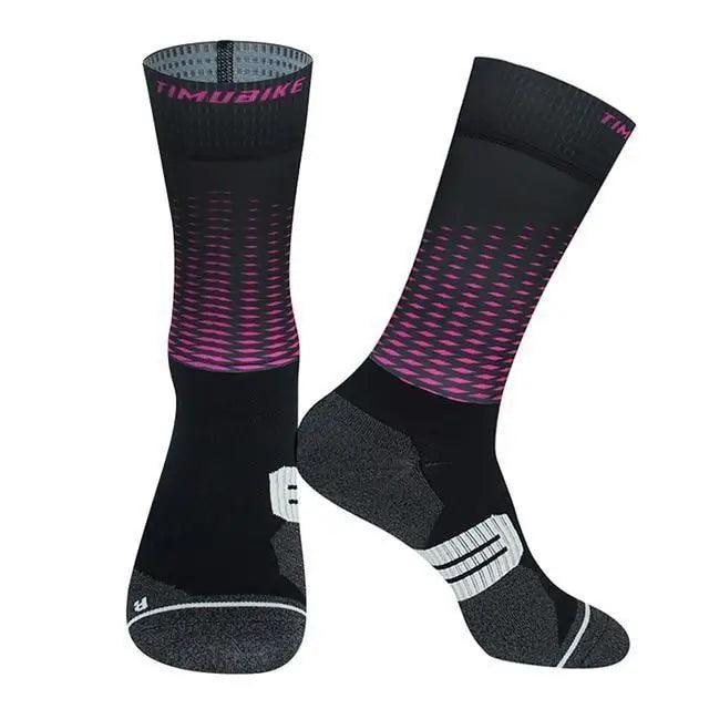 Unisex Anti Slip Socks Professional Bike Street Sports Socks Cycling Socks For Men And Women Breathable Socks 37 - 44 - UrbanCycling.com