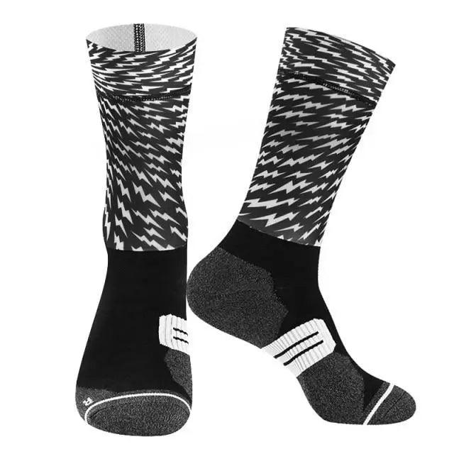 Unisex Anti Slip Socks Professional Bike Street Sports Socks Cycling Socks For Men And Women Breathable Socks 37 - 44 - UrbanCycling.com