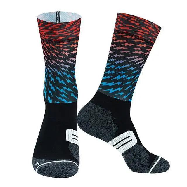 Unisex Anti Slip Socks Professional Bike Street Sports Socks Cycling Socks For Men And Women Breathable Socks 37 - 44 - UrbanCycling.com