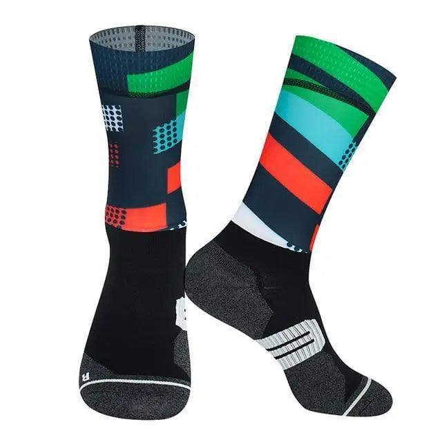 Unisex Anti Slip Socks Professional Bike Street Sports Socks Cycling Socks For Men And Women Breathable Socks 37 - 44 - UrbanCycling.com