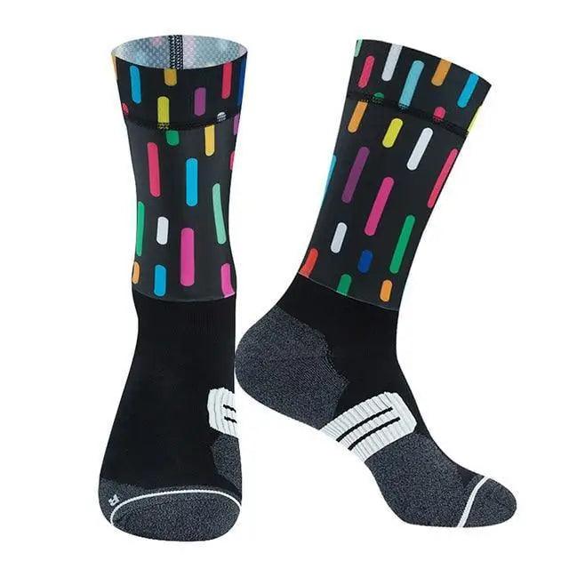 Unisex Anti Slip Socks Professional Bike Street Sports Socks Cycling Socks For Men And Women Breathable Socks 37 - 44 - UrbanCycling.com