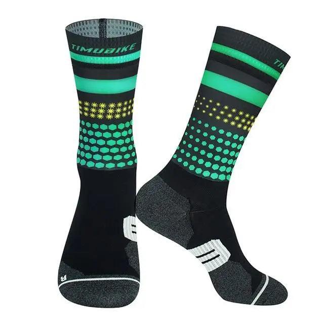 Unisex Anti Slip Socks Professional Bike Street Sports Socks Cycling Socks For Men And Women Breathable Socks 37 - 44 - UrbanCycling.com