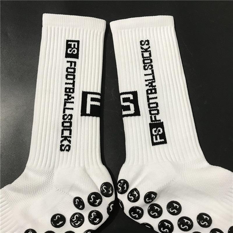 Unisex Cycling Socks Football Socks Round Silicone Suction Cup Grip Anti Slip Soccer Socks Sports Baseball Rugby Socks For Men And Women - UrbanCycling.com