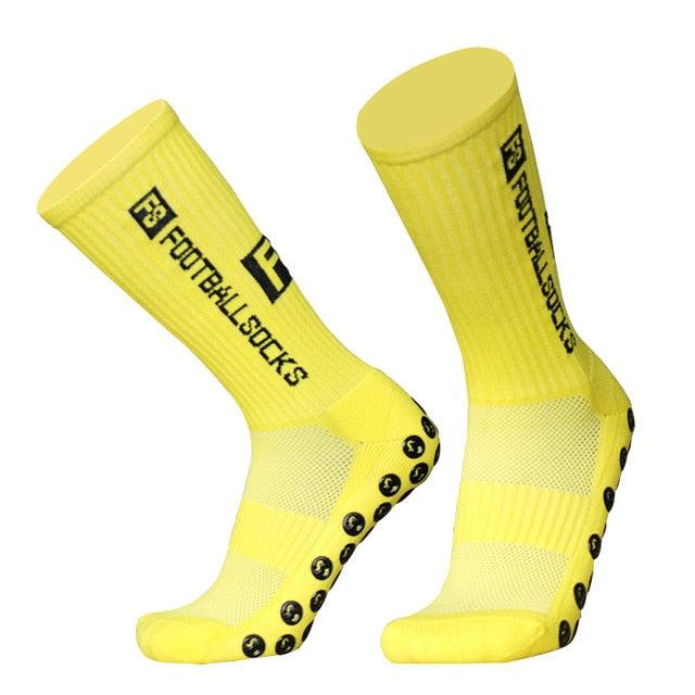 Unisex Cycling Socks Football Socks Round Silicone Suction Cup Grip Anti Slip Soccer Socks Sports Baseball Rugby Socks For Men And Women - UrbanCycling.com