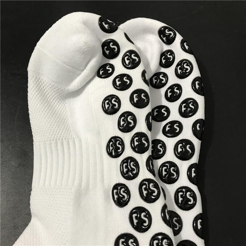 Unisex Cycling Socks Football Socks Round Silicone Suction Cup Grip Anti Slip Soccer Socks Sports Baseball Rugby Socks For Men And Women - UrbanCycling.com