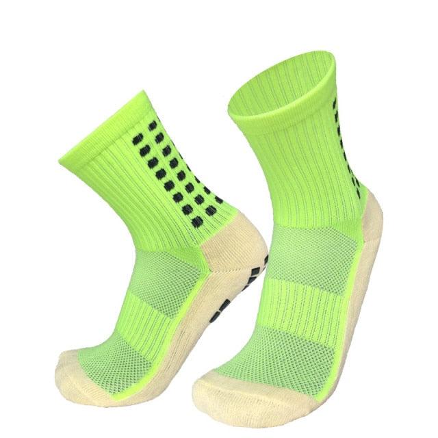 Unisex Cycling Socks Football Socks Round Silicone Suction Cup Grip Anti Slip Soccer Socks Sports Baseball Rugby Socks For Men And Women - UrbanCycling.com