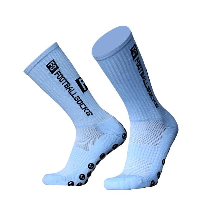 Unisex Cycling Socks Football Socks Round Silicone Suction Cup Grip Anti Slip Soccer Socks Sports Baseball Rugby Socks For Men And Women - UrbanCycling.com