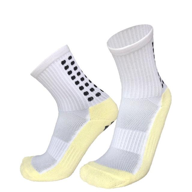 Unisex Cycling Socks Football Socks Round Silicone Suction Cup Grip Anti Slip Soccer Socks Sports Baseball Rugby Socks For Men And Women - UrbanCycling.com