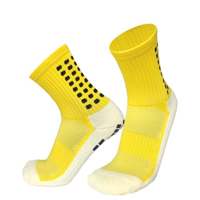 Unisex Cycling Socks Football Socks Round Silicone Suction Cup Grip Anti Slip Soccer Socks Sports Baseball Rugby Socks For Men And Women - UrbanCycling.com