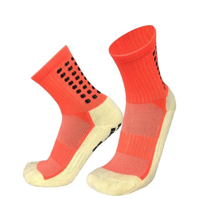 Unisex Cycling Socks Football Socks Round Silicone Suction Cup Grip Anti Slip Soccer Socks Sports Baseball Rugby Socks For Men And Women - UrbanCycling.com
