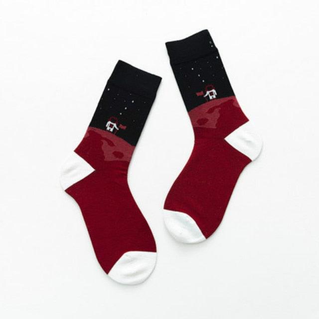 Unisex Painting Style Crew Socks Women Streetwear Skateboard Sport Cycling Designer Socks For Men And Women - UrbanCycling.com