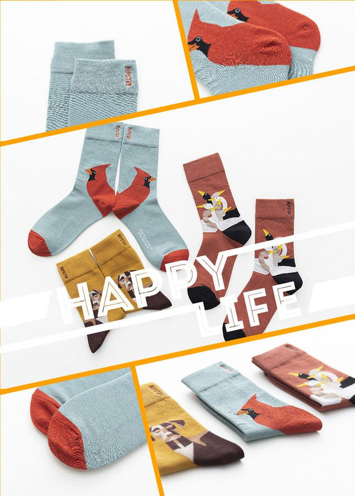 Unisex Painting Style Crew Socks Women Streetwear Skateboard Sport Cycling Designer Socks For Men And Women - UrbanCycling.com