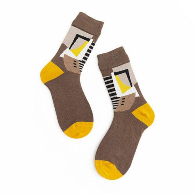 Unisex Painting Style Crew Socks Women Streetwear Skateboard Sport Cycling Designer Socks For Men And Women - UrbanCycling.com