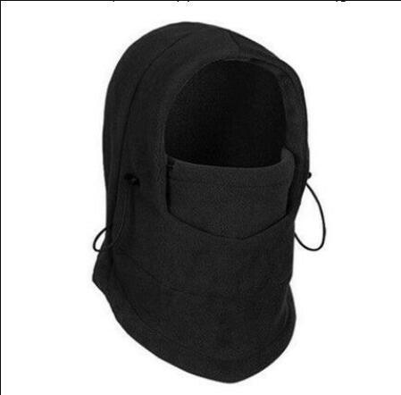 Unisex Polar Fleece Hood Hat Casual Beanie Ski Snow Cap Snood Scarf Warmer Thermal Neckerchief Drawstring Soft Balaclava Pullover Knitted Beanie for Adults Men Women Ski Caps New Balaclava Party Mask Hat Caps For Skiing Bicycle Cycling Outdoor Headwarmer - UrbanCycling.com