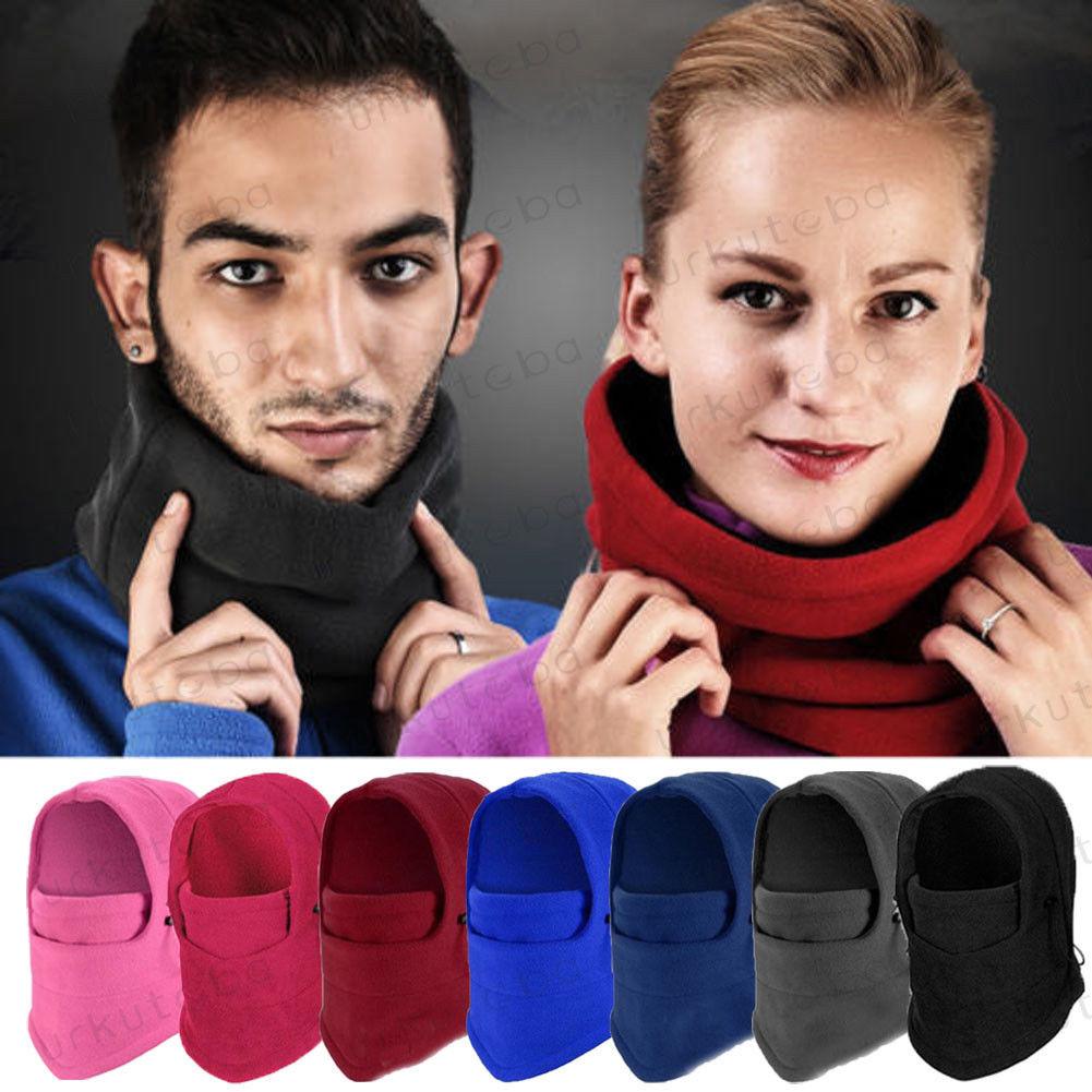 Unisex Polar Fleece Hood Hat Casual Beanie Ski Snow Cap Snood Scarf Warmer Thermal Neckerchief Drawstring Soft Balaclava Pullover Knitted Beanie for Adults Men Women Ski Caps New Balaclava Party Mask Hat Caps For Skiing Bicycle Cycling Outdoor Headwarmer - UrbanCycling.com