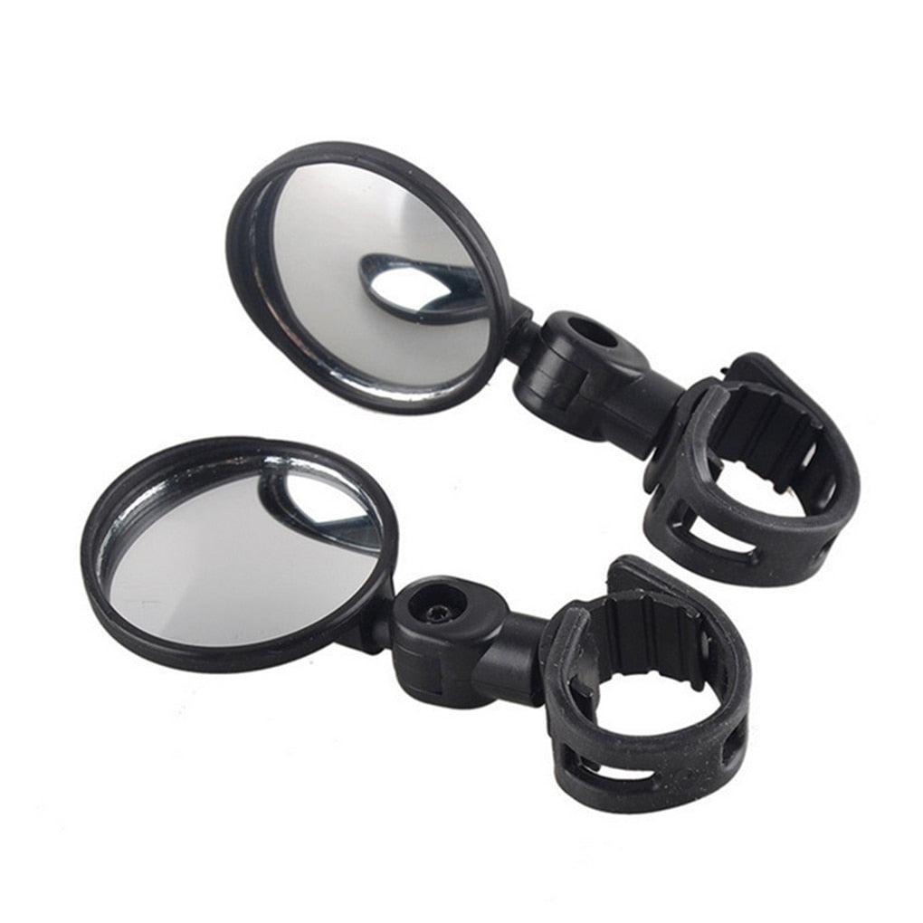 Universal Bicycle Mirror Bicycle Accessories Handlebar Rearview Mirror Rotate Wide - Angle Rearview Mirror Rotatable Round Adjustable Shockproof Convex Wide Angle Universal Back Rear View Mirrors - UrbanCycling.com