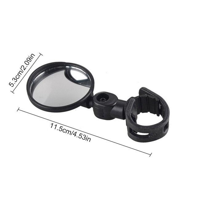 Universal Bicycle Mirror Bicycle Accessories Handlebar Rearview Mirror Rotate Wide - Angle Rearview Mirror Rotatable Round Adjustable Shockproof Convex Wide Angle Universal Back Rear View Mirrors - UrbanCycling.com