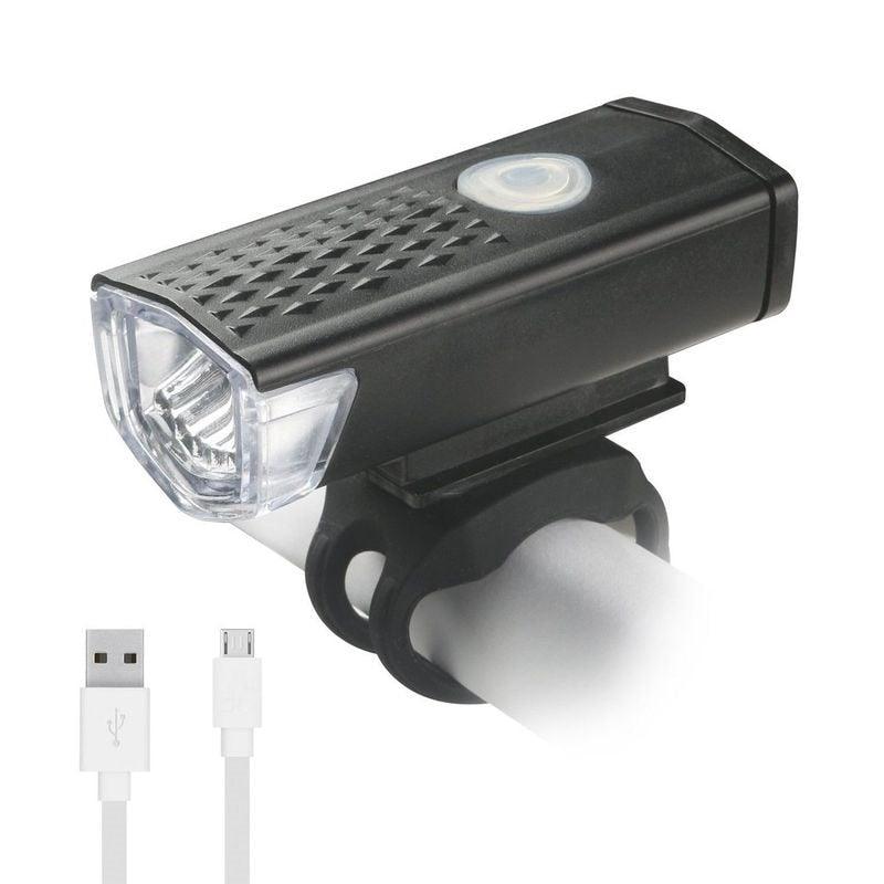 USB Rechargeable 3 Mode Bicycle Front Light Lamp Bike Headlight Cycling LED Powerful Bicycle Front Headlight Waterproof Bike Headlight End Tail Light Set 300 Lumen - UrbanCycling.com