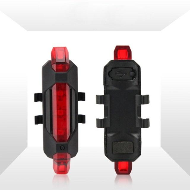 USB Rechargeable 3 Mode Bicycle Front Light Lamp Bike Headlight Cycling LED Powerful Bicycle Front Headlight Waterproof Bike Headlight End Tail Light Set 300 Lumen - UrbanCycling.com
