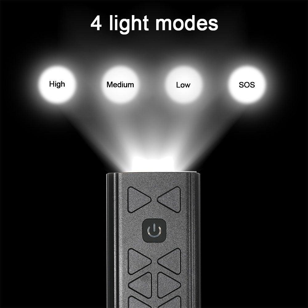 USB Rechargeable Handlebar Headlight Front Bike Light LED Lamp Built - In Rechargeable Bike Light Front And Rear Super Bright Bicycle Headlight And Tail Light Set 4 Lighting Modes - UrbanCycling.com