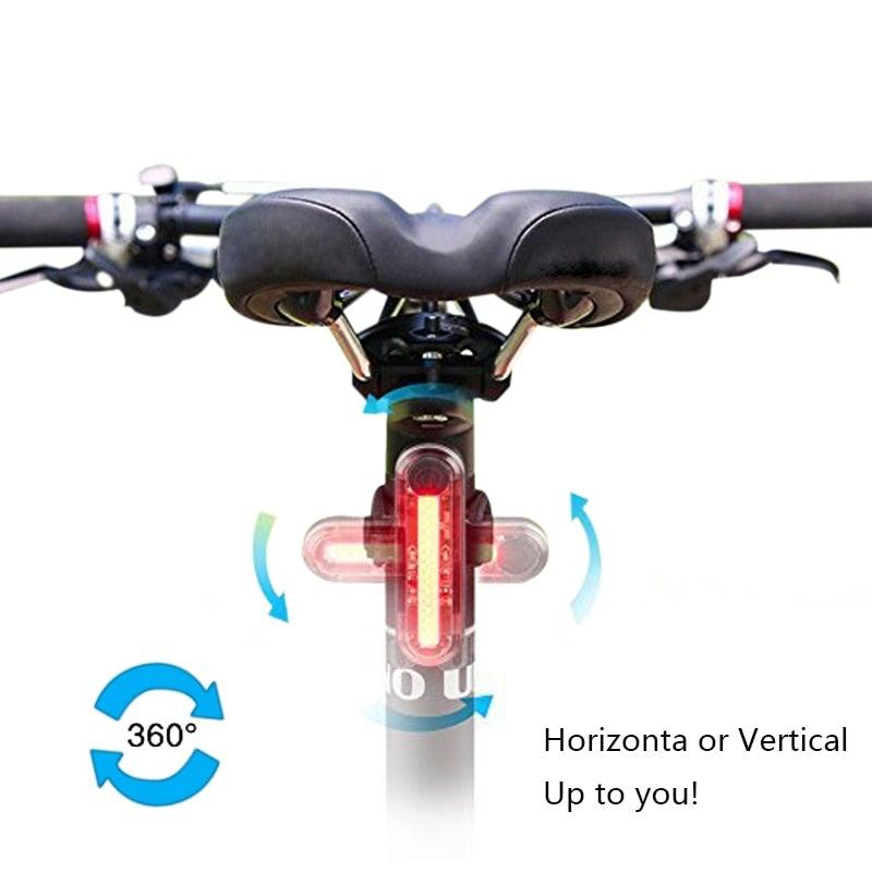USB Rechargeable Handlebar Headlight Front Bike Light LED Lamp Built - In Rechargeable Bike Light Front And Rear Super Bright Bicycle Headlight And Tail Light Set 4 Lighting Modes - UrbanCycling.com