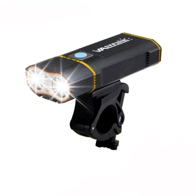 USB Rechargeable Handlebar Headlight Front Bike Light LED Lamp Built - In Rechargeable Bike Light Front And Rear Super Bright Bicycle Headlight And Tail Light Set 4 Lighting Modes - UrbanCycling.com