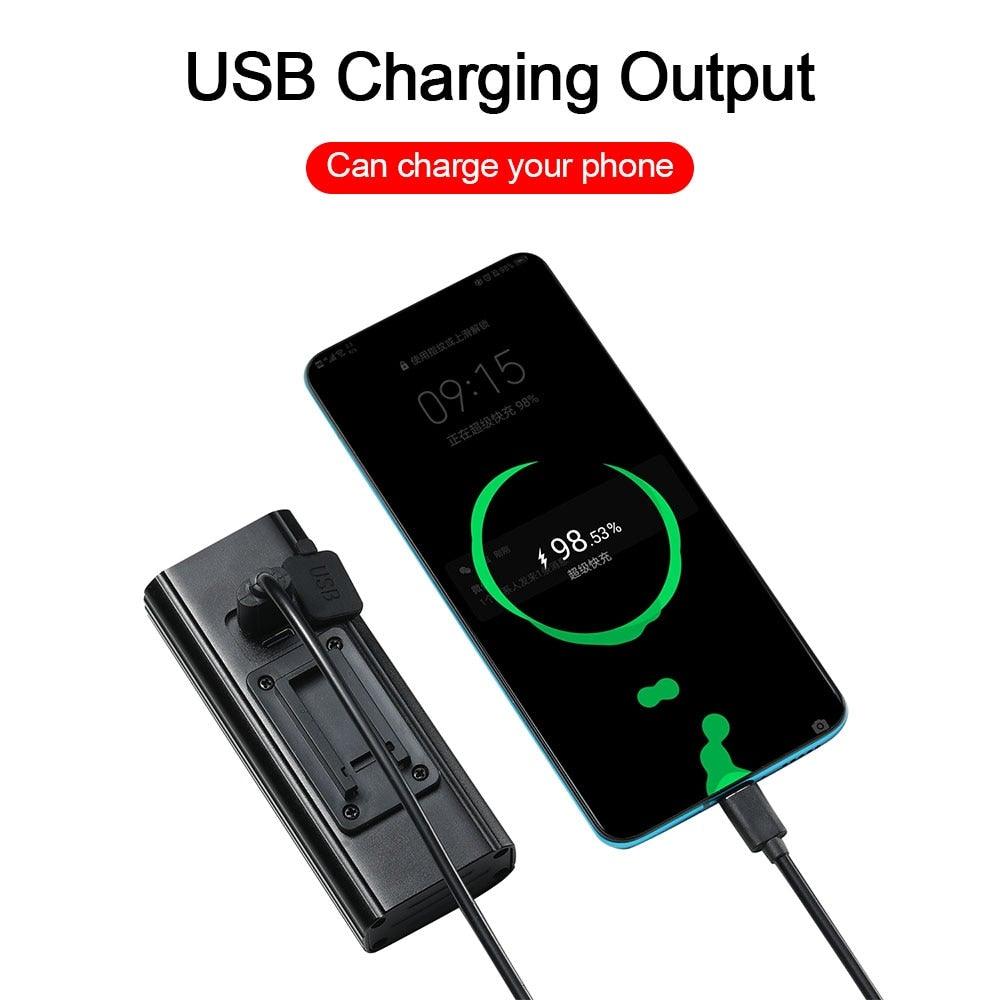 USB Rechargeable Handlebar Headlight Front Bike Light LED Lamp Built - In Rechargeable Bike Light Front And Rear Super Bright Bicycle Headlight And Tail Light Set 4 Lighting Modes - UrbanCycling.com