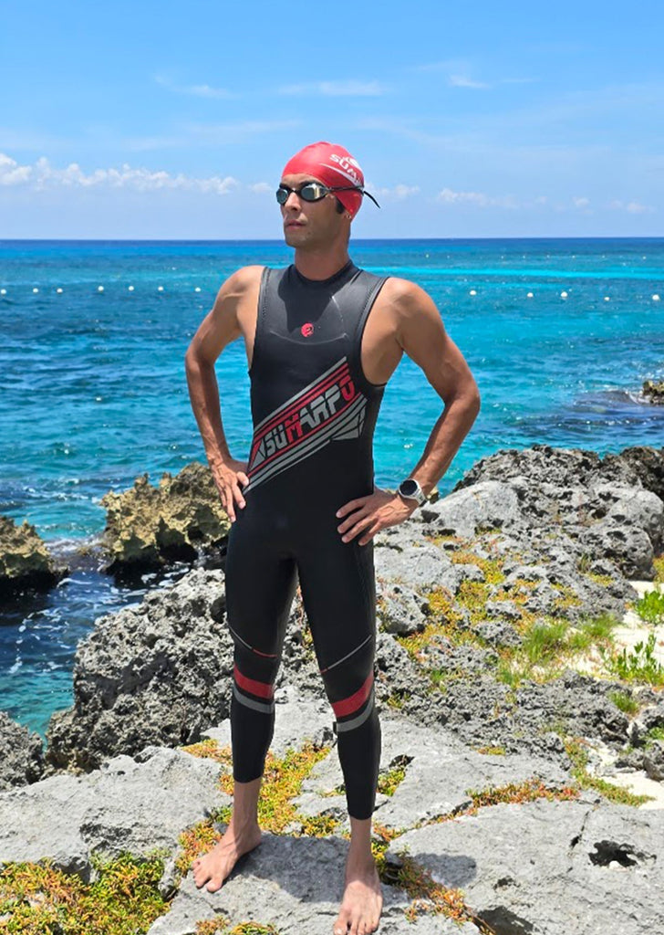 Vanguard Men's Eco Sleeveless Triathlon Wetsuit - UrbanCycling.com