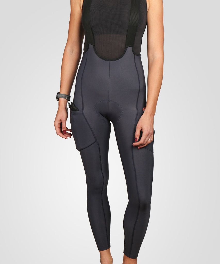 W. ARTICO X CARGO DROP TAIL BIB TIGHT - GUNMETAL BLUE - UrbanCycling.com
