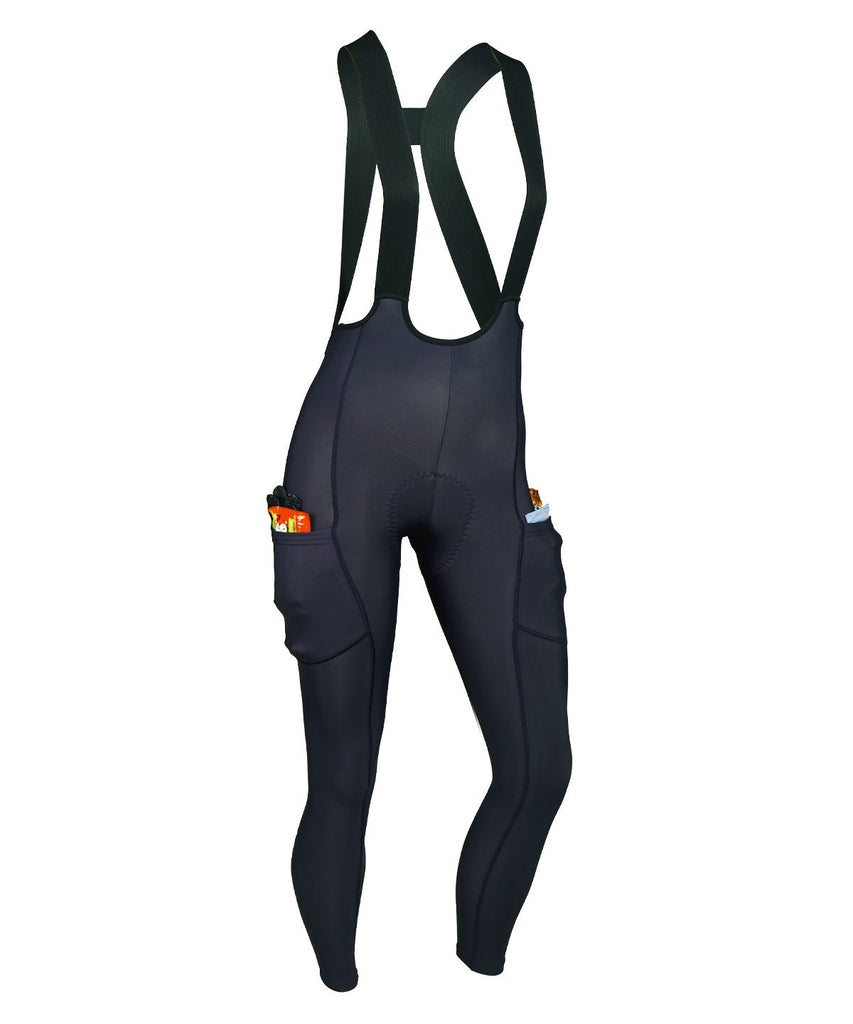 W. ARTICO X CARGO DROP TAIL BIB TIGHT - GUNMETAL BLUE - UrbanCycling.com